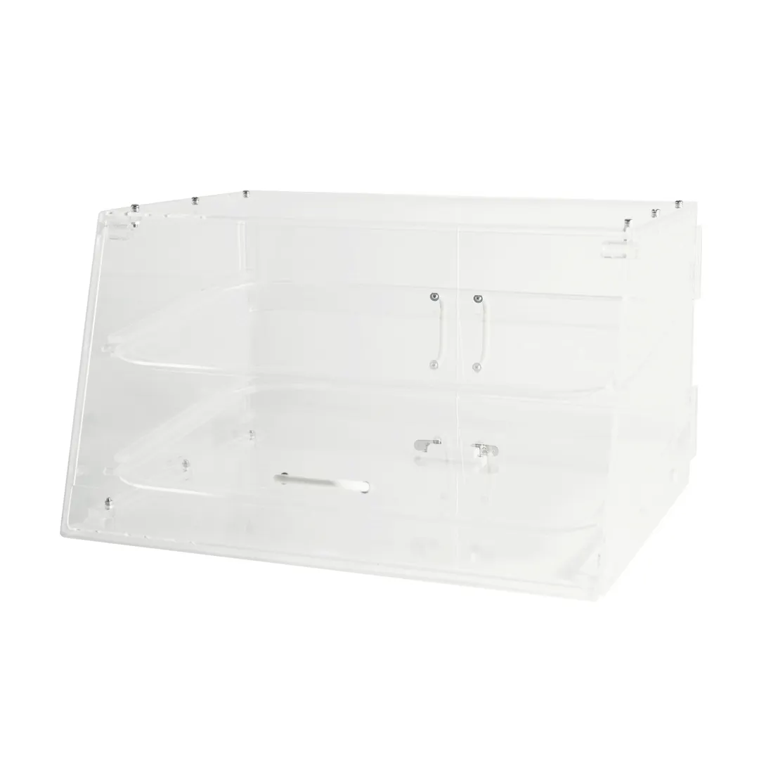 CACChina ACDC-2 Bakery Display Case, 2-Tier, Acrylic, Bpa Free