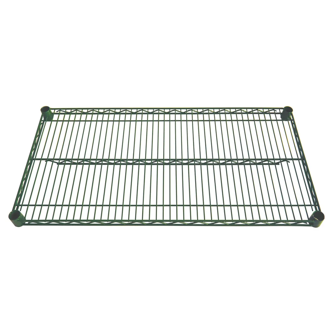 CAC China AEWS-2460 Epoxy Coated Green Wire Shelf, 60L x 24W, 600 lbs Capacity