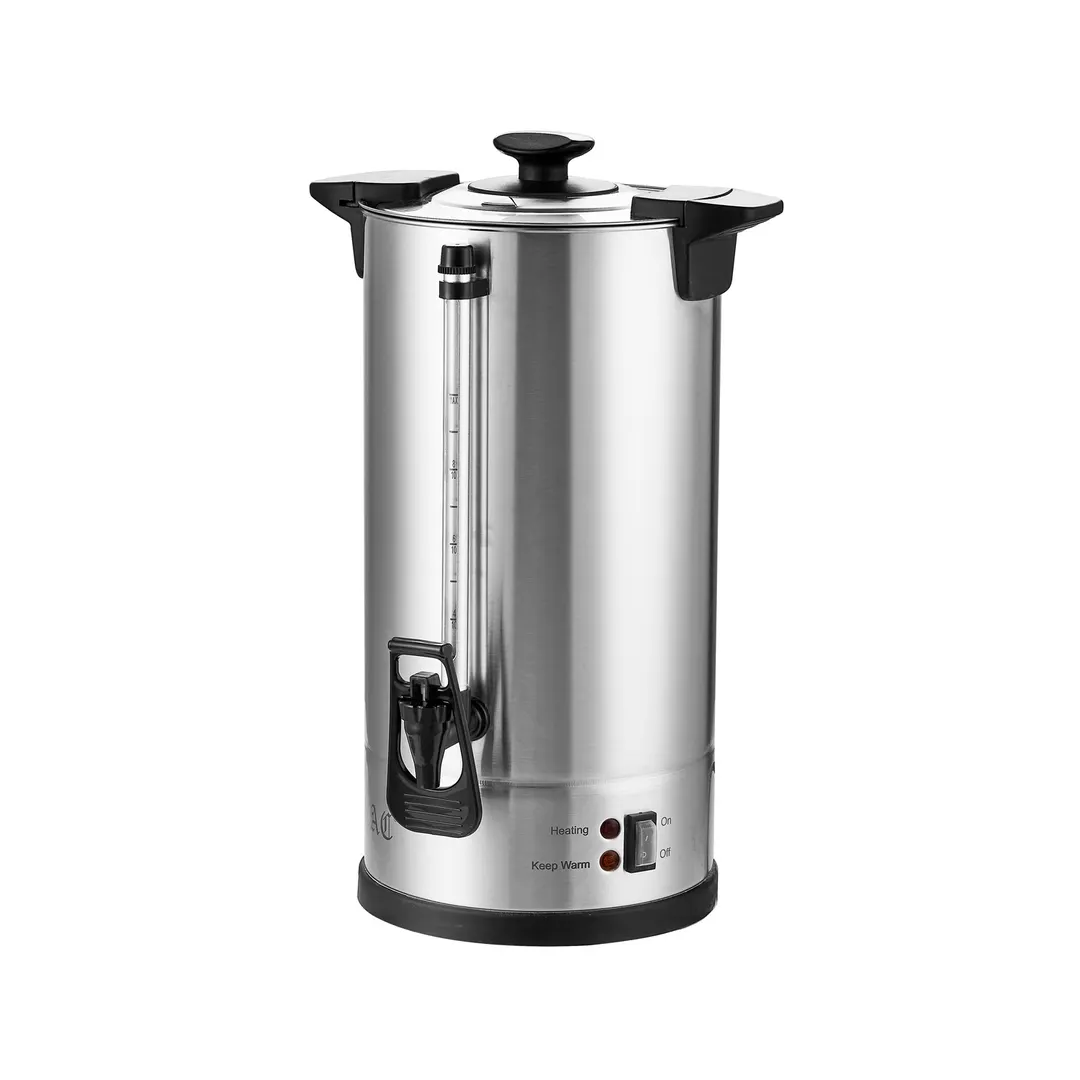CAC China BVCM-60 Stainless Steel Urn Coffee Maker, 60 Cup/9L - 8-5/8" Dia, X 17-19/50"H