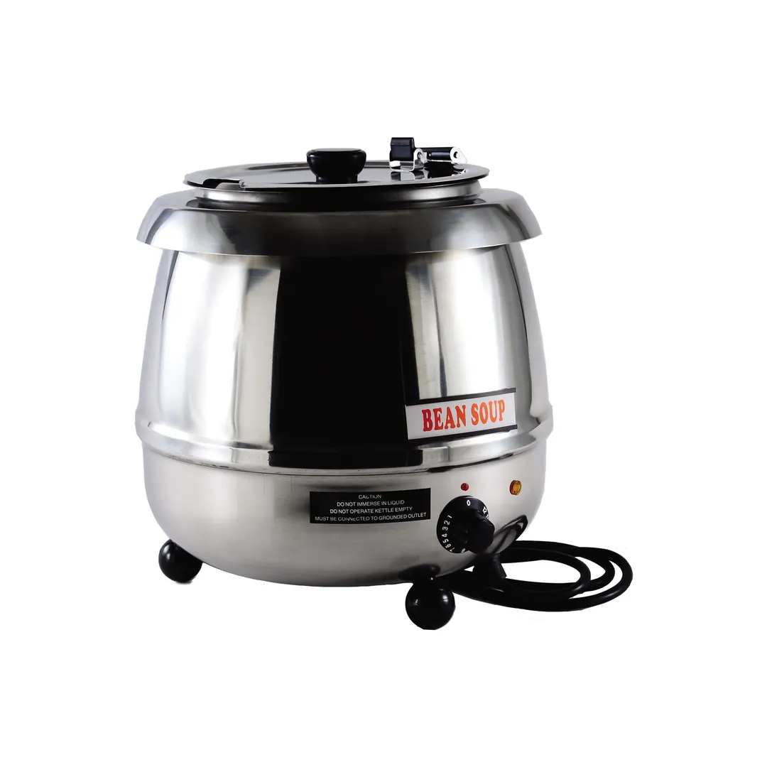 CACChina ELSW-200S Soup Warmer, 10.5 Qt., 13-5/8"Dia X 15-3/8"H, Adjustable Dial