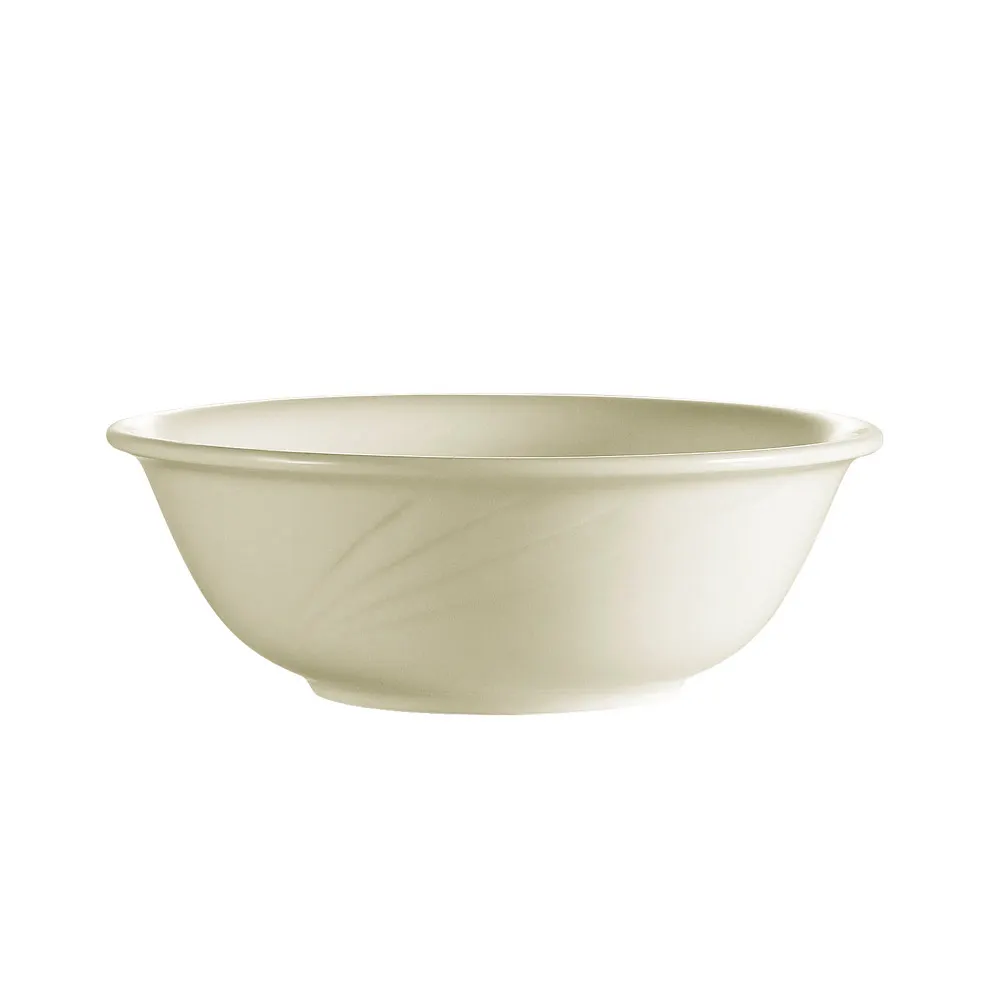 CAC China GAD-81 Garden State Nappie Bowl, 8" 48 oz Porcelain, Bone White, Dishwasher Safe - Dozen