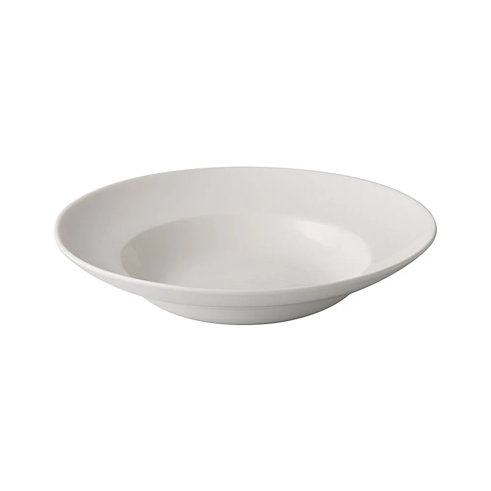 CAC China GW-135 Pasta Bowl, 12 Oz., 9" Dia. x 1-1/2" H, Porcelain, Bone White, Glazed - Dozen