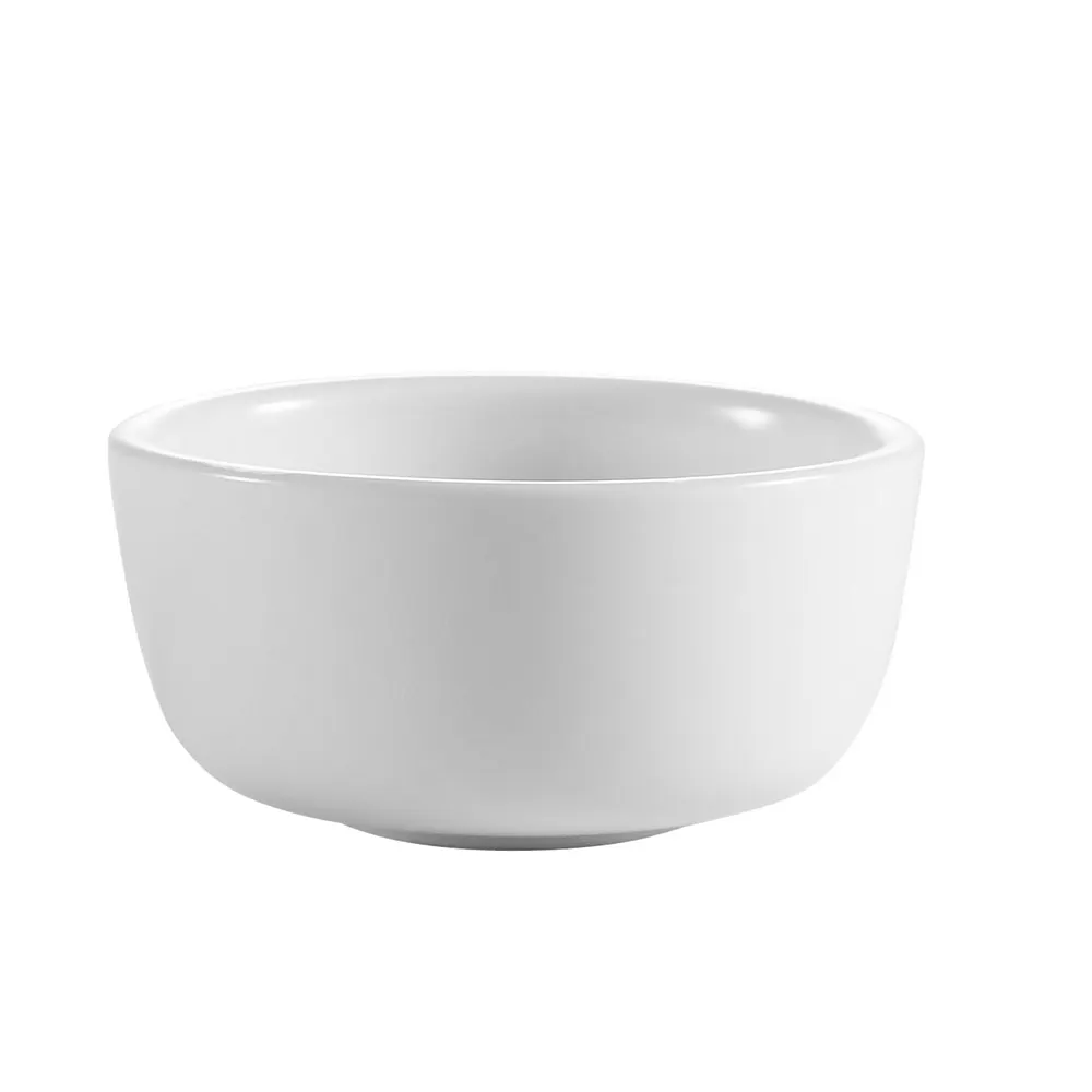 CAC China JB-95-P Clinton Jung Bowl, 9-1/2 Oz., 4-3/8" Dia. 2-1/4" H Round Porcelain White- 1 Dozen
