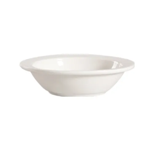 CAC China MAJ-10 Majesty Grapefruit Dish, 13 oz, 6-3/8" Dia, 1-1/2" H, Round Bone White China 1 Dozen