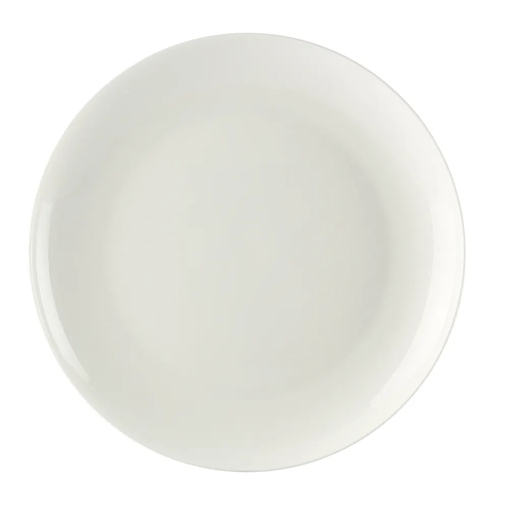 CAC China MAJ-22C Majesty Plate, 8" Dia. x 7/8" H, Coupe, Bone China, Dishwasher Safe - Dozen