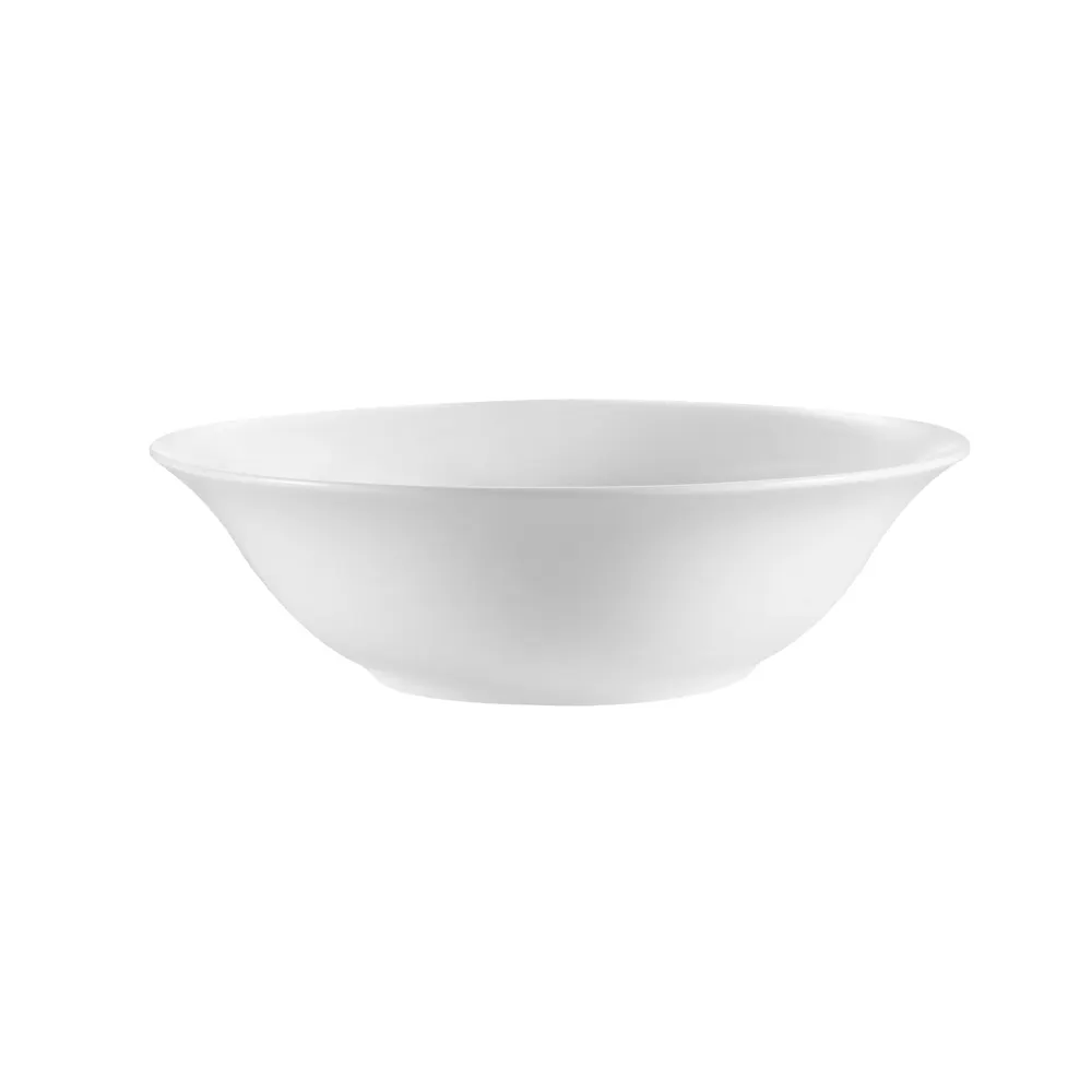 CACChina MAJ-VB9 Majesty Salad Bowl - 9" Dia., 2-1/2" H, 36 Oz., Bone White Bone China - 1 Dozen