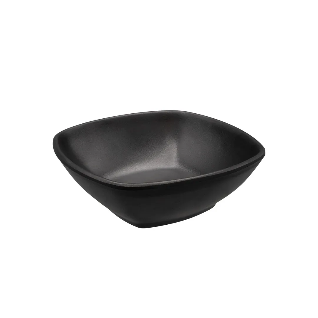 CAC China MLKC-B6-MK - 15oz. Matte Black Serving China Bowl, Round, 1 Dozen