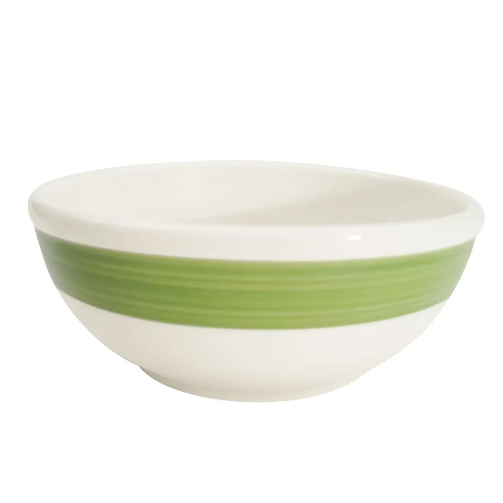 CAC China R-18-G Rainbow Nappie Bowl, 15 oz, 5-7/8" dia × 2-1/4" H, Ceramic, Oven Safe - Dozen