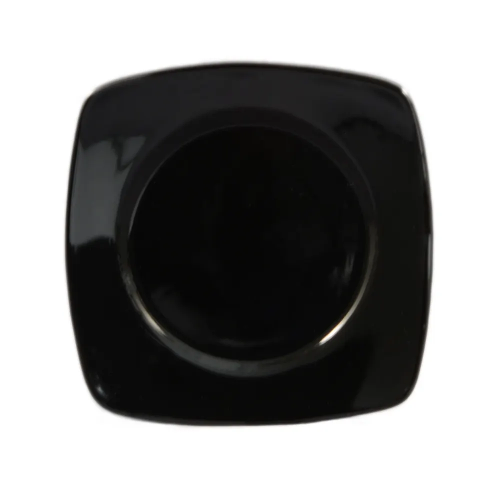 CAC China R-SQ21-BLK Clinton Plate 11-7/8" x 11-7/8" x 1-1/2" BlackCeramic Dishwasher Safe - Dozen