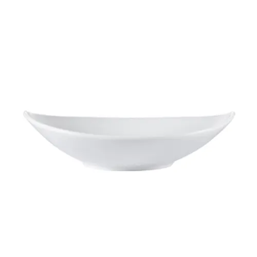 CAC China RCN-OW9 Platter, 15 Oz, 9"L x 7"W x 2-1/4"H Oval Porcelain, Dishwasher Safe - Dozen