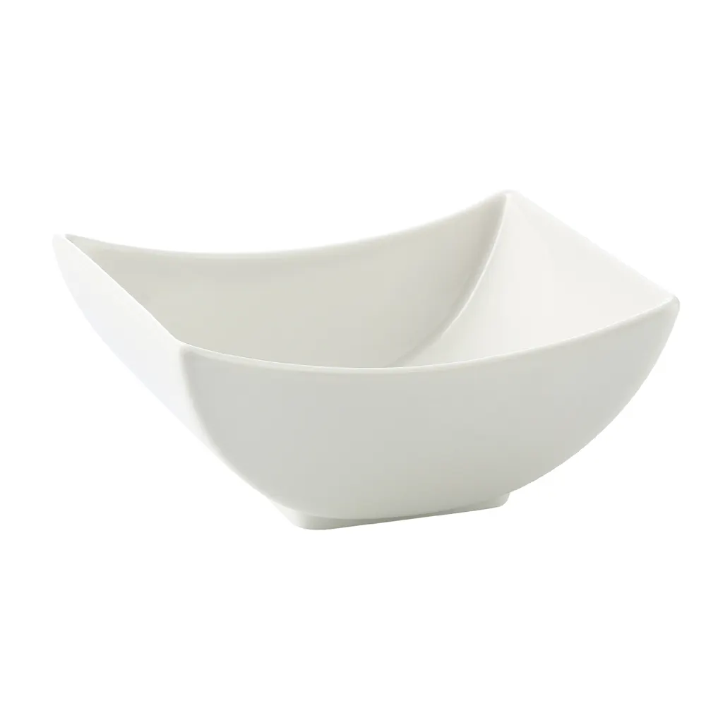 CACChina SHA-B46 Sushia Bowl, 12 Oz., 5-5/8"L x 4-1/4"W x 2-5/8"H, Porcelain White – 1 Dozen
