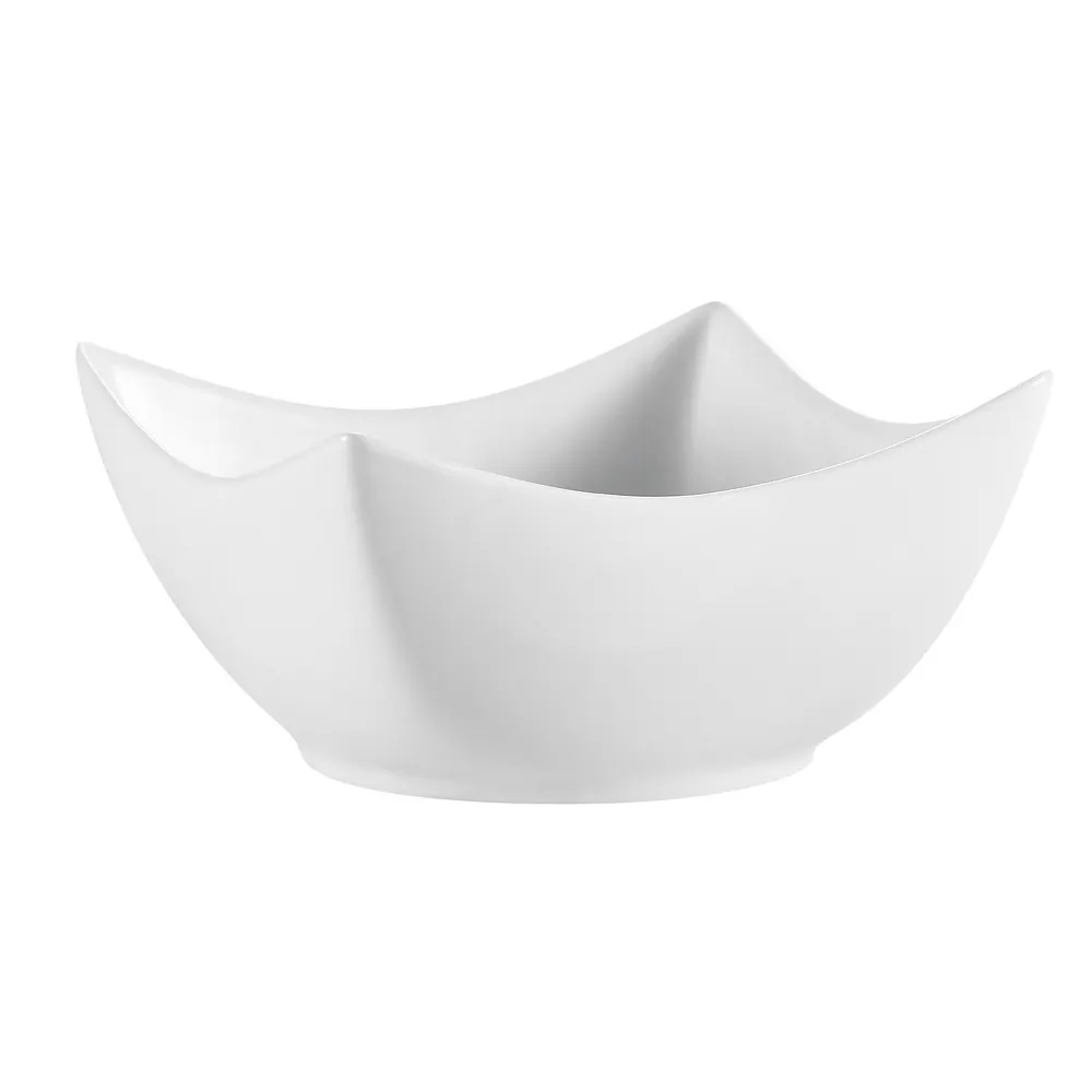 CACChina SHA-B8 Sushia Salad Bowl 64oz 8-1/4" Porcelain SuperWhite 8" L x 8-1/4" W x 4" H - Dozen