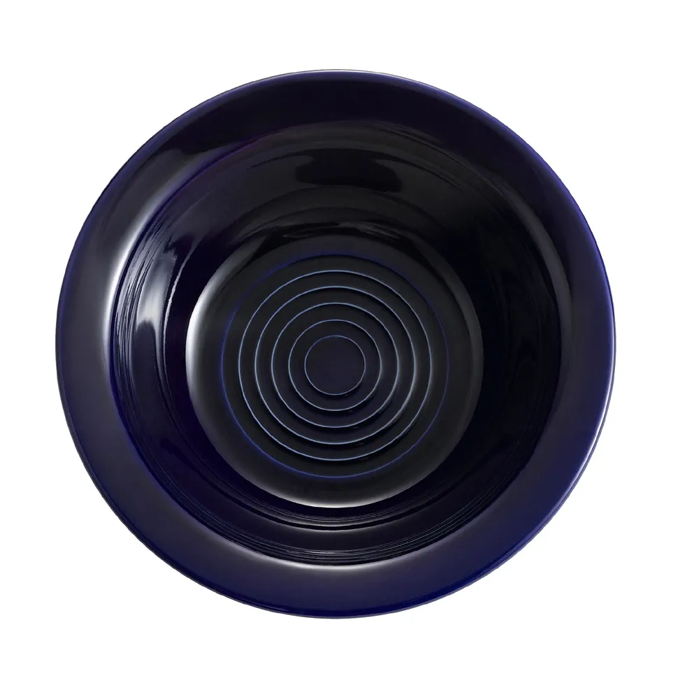 CAC China TG-10-CBU Tango Grapefruit Bowl 13 Oz., 6-5/8" dia. x 2" H Porcelain Cobalt Blue - Dozen
