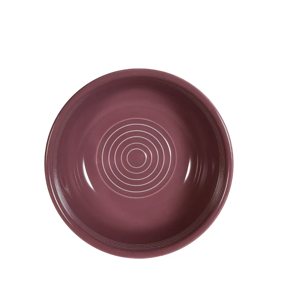 CAC China TG-15-PLM Tango Salad Bowl, 12 oz, 5" Dia., 2-1/2" H, Porcelain, Plum - Dozen