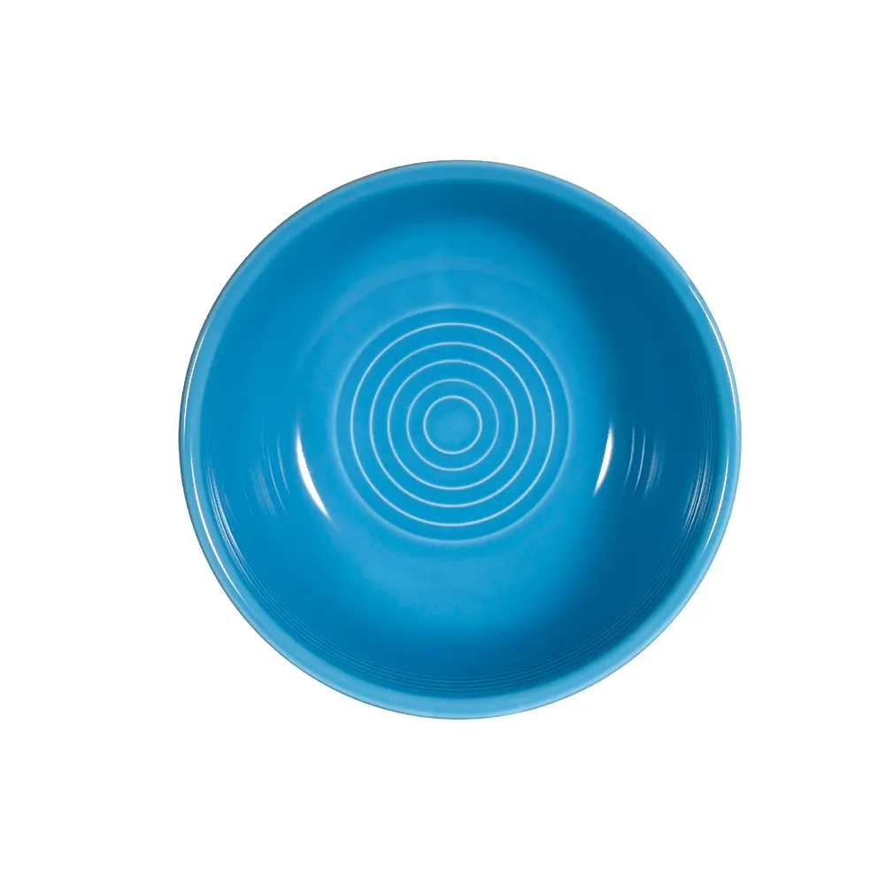 CAC China TG-18-PCK Tango Salad Bowl, 15 Oz., 5-7/8" Dia. x 2-3/8" H, Porcelain, Peacock - Dozen
