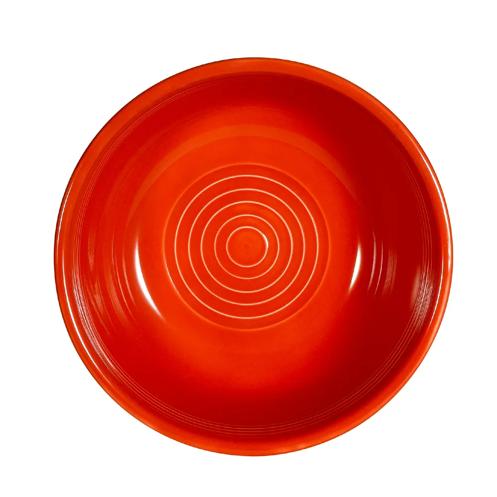 CAC China TG-18-R Tango Salad Bowl, 15 oz, 5-7/8" dia. x 2-3/8" H, Porcelain, Red, Round - Dozen