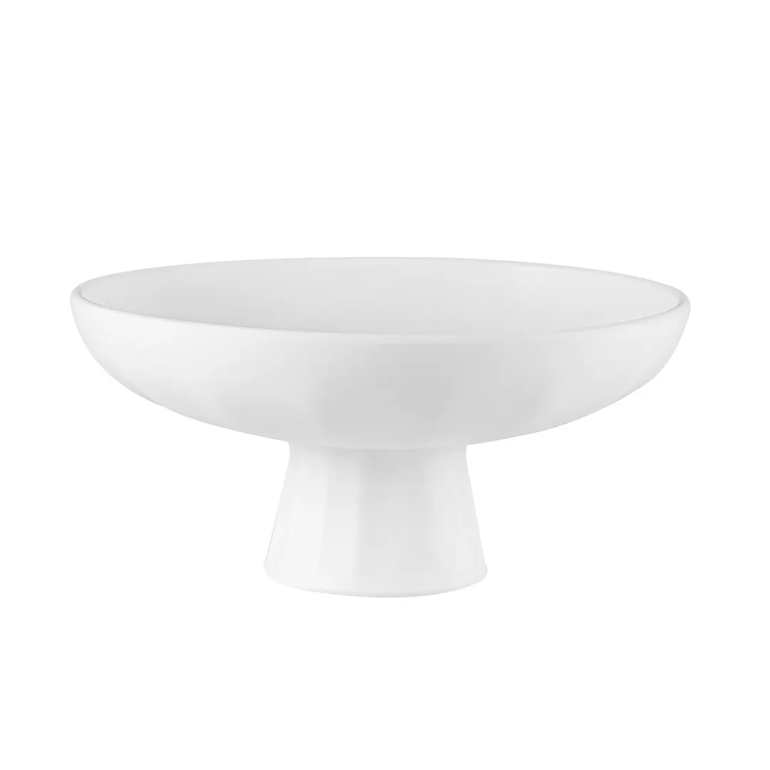 CAC China XRBF-10-MW Bowl – 52oz, 10" Dia. x 4-5/8" H, Round Footed Matte White – 1 Dozen