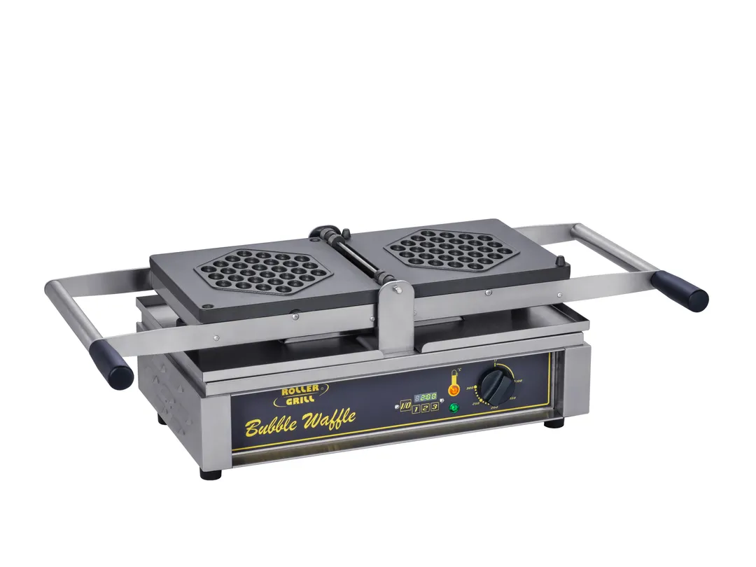 Equipex GES90 Roller Grill Waffle Baker, Electric, Single, Cast Iron Plates
