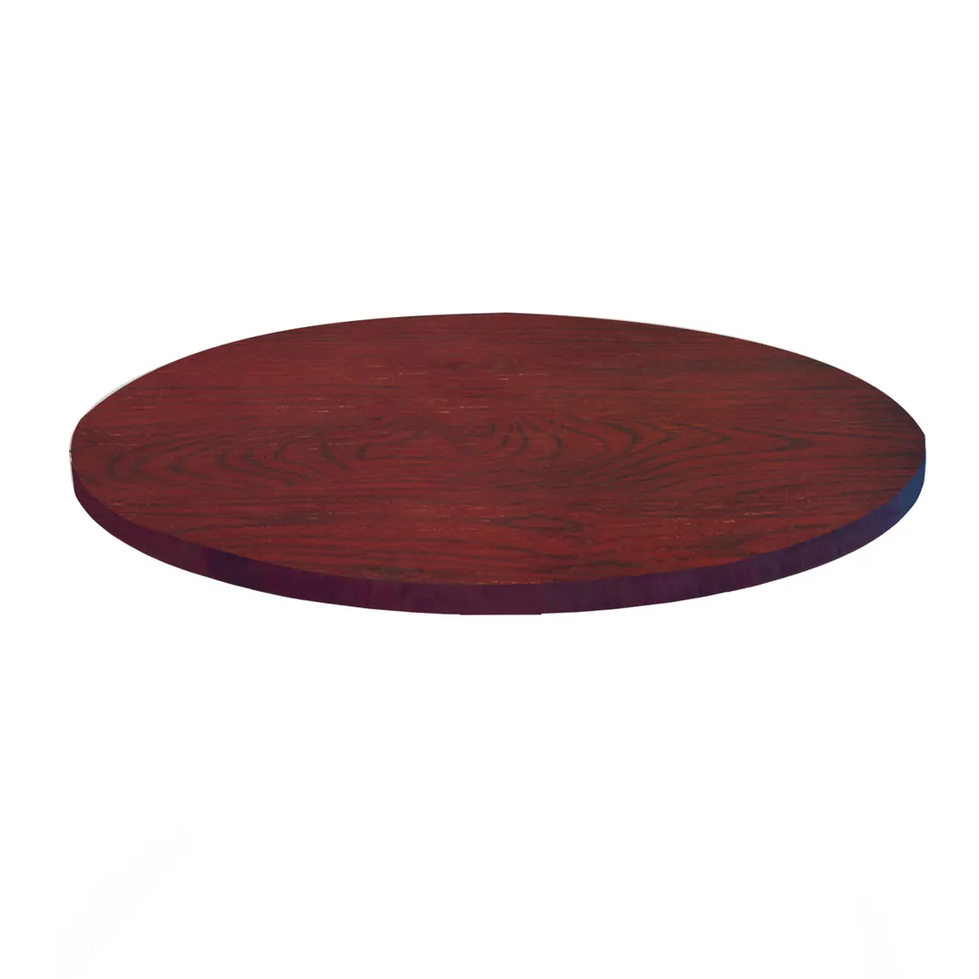 JustChair TTSBB-175-48R Round 48" Butcherblock Table Top, 1-3/4" Thick, Polyurethane Finish