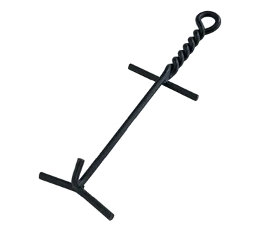Lodge A5 Camp Dutch Oven Lid Lifter, 14-1/5" L, 9mm Bar Stock Steel, High Temp Black