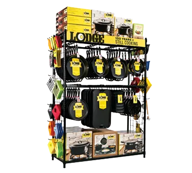Lodge BMFT Merchandiser Fixture, 64"H X 48"W X 18"D