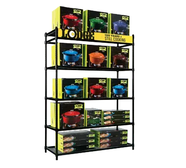 Lodge BMFTS Merchandiser Fixture, 64"H X 48"W X 18"D