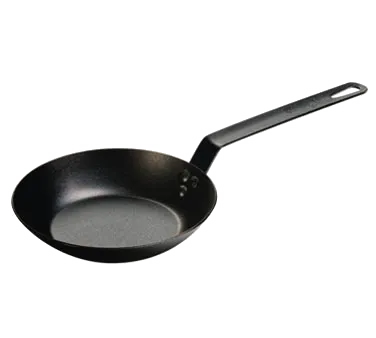 Lodge CRS8 Skillet – 8" Dia., 3-2/5" H, Riveted Handle, Heavy Gauge Carbon Steel, Induction Ready