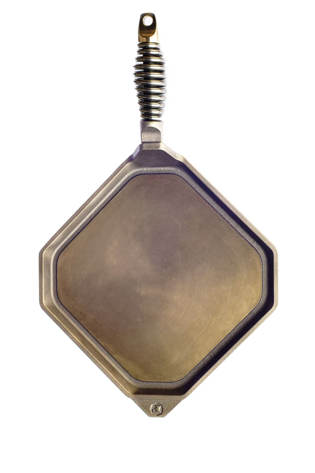 Lodge GR10-10001 Finex Griddle, 10" Square Cast Iron, Polished, Induction Ready, PFAS‑Free