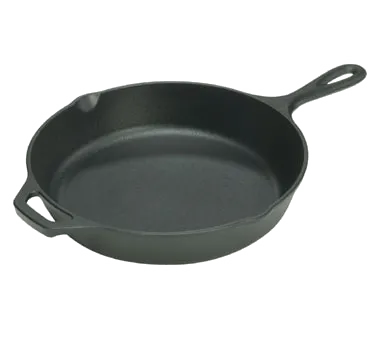 Lodge L10SK3 Skillet – 12-9/16" Round Cast Iron, 2-1/4" H, Helper Handle, Induction Ready