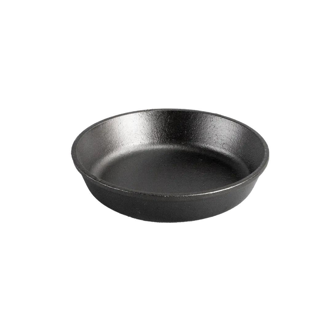 Lodge L3BD3 6-1/4" Round Cast Iron Baking Dish, Seasoned, Induction Ready, Oven & Campfire Safe