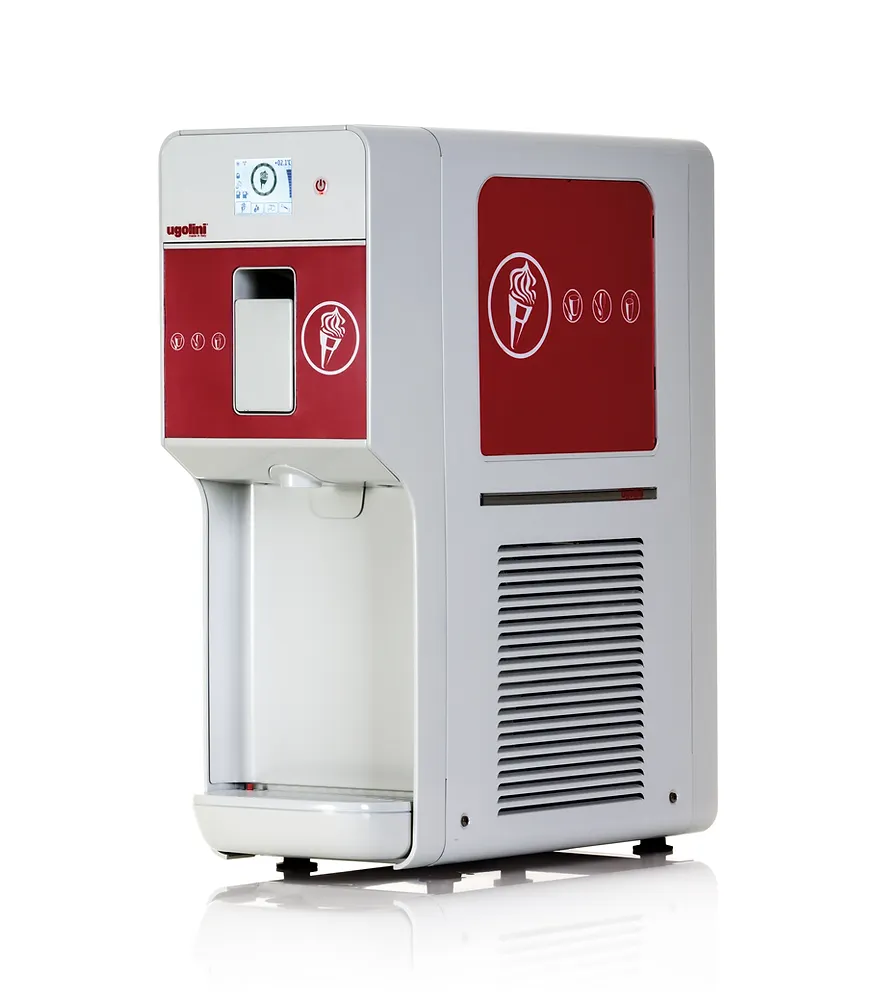 Ugolini UEQG101K0 Soft‑Serve, 4 L Hopper + 2 L Cylinder, 1300W, Cup Sensor, Countertop, CE/ETL