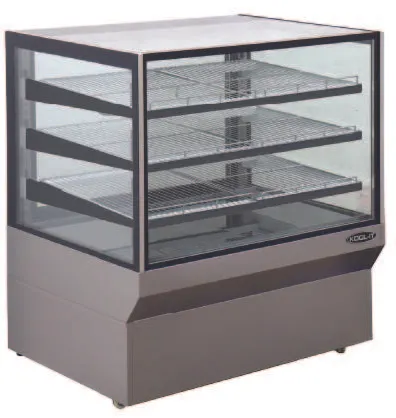 Kool-It KBF-79 MAX 78" x 34.7" x 53.2" Silver Steel 39.8 cu ft Display Case, LED, Defrost, 3 Shelves
