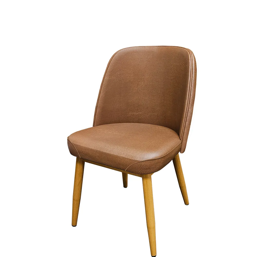 Oak Street CM-10501-IMP Amata Restaurant Chair, 1.2mm Metal Frame, Standard Bucket Seat, Non-Marring Poly Glides
