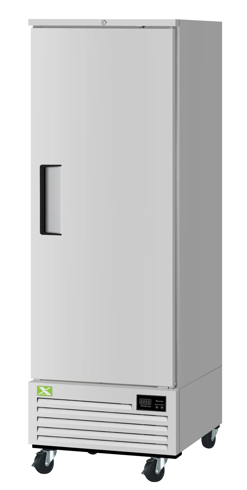 RefrigerationX XBF24-1-N 28-3/4" 1-Solid Door Reach-In Freezer, Bottom Mount, 21.94 cu. ft., Stainless Steel Front