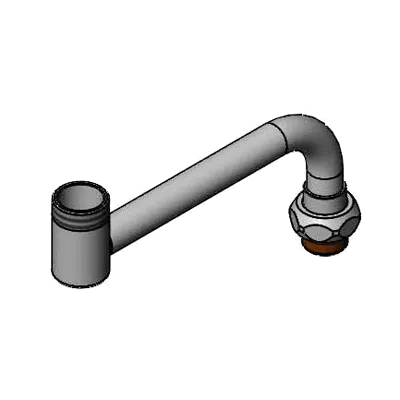 T&S Brass 151X Nozzle, Swivel, 6" Long, Back Section, Low-Lead, Ansi, Nsf