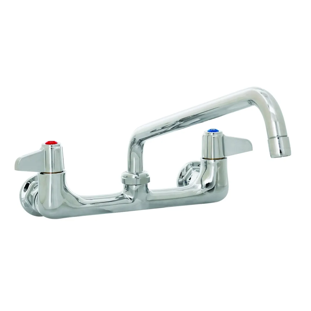 T&S Brass 5F-8WLX06 Equip Faucet, 8" Centers, Wall Mount, 6" Swivel Nozzle
