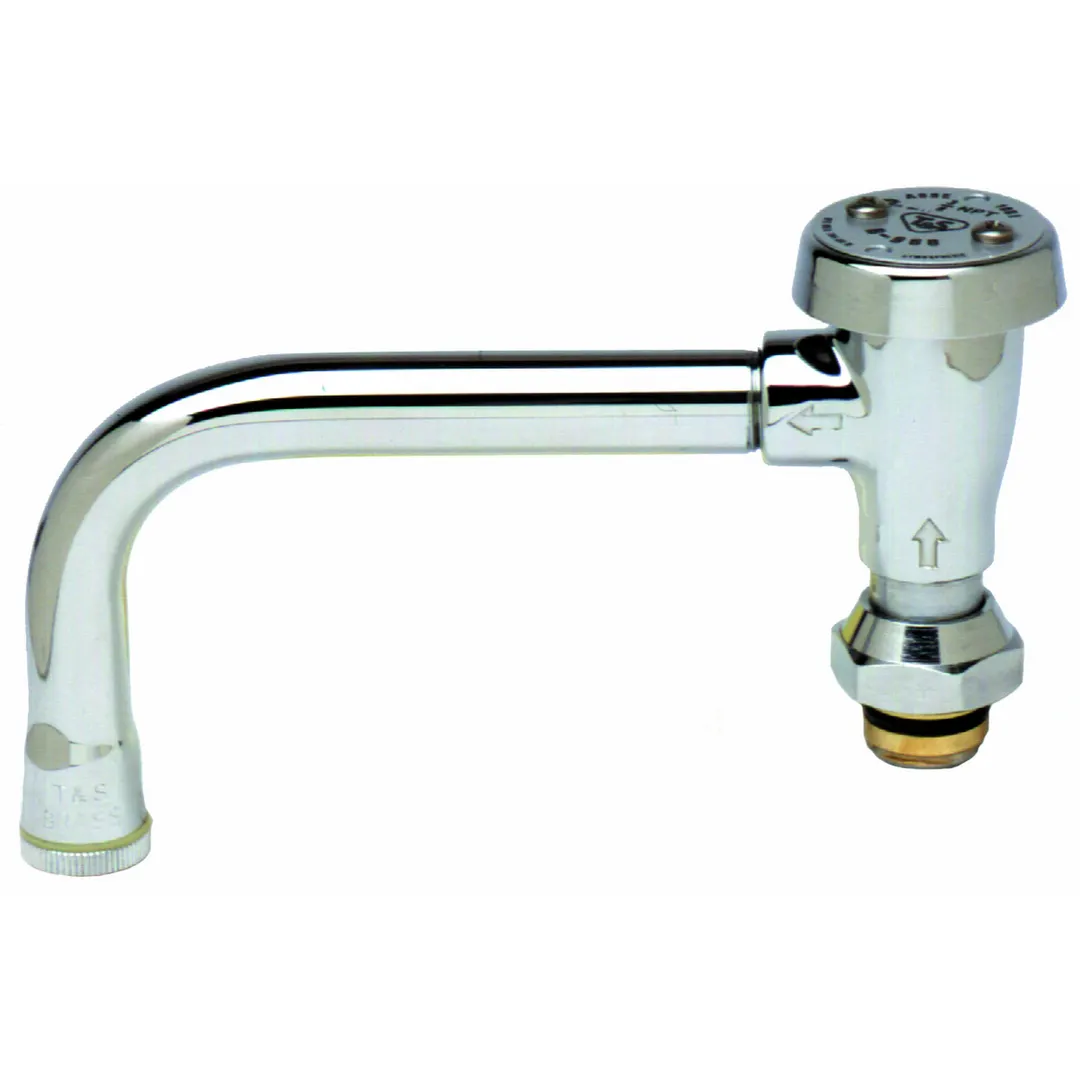 T&S Brass B-0408-02 Vacuum Breaker Swing Nozzle, with Stream Regulator, 5-3/4"