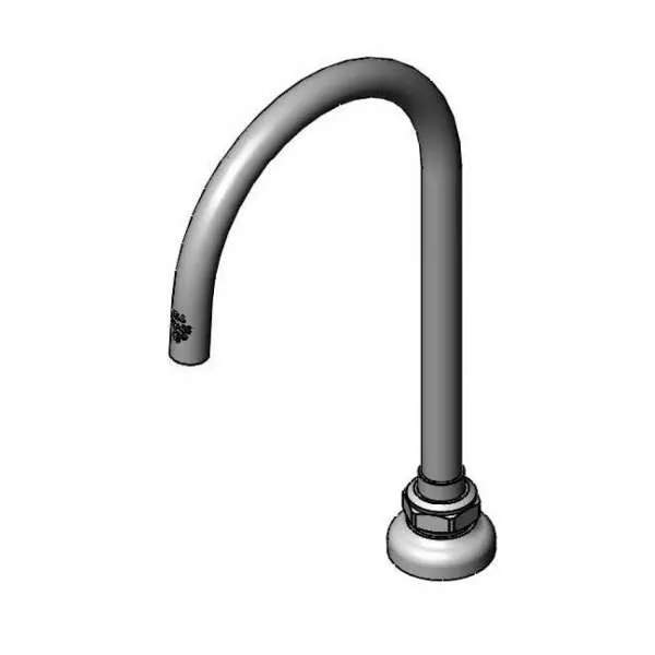 T&S Brass B-0545-F10 Nozzle, Swivel, Deck Mount, 9-1/16" H, 5-11/16" Spread