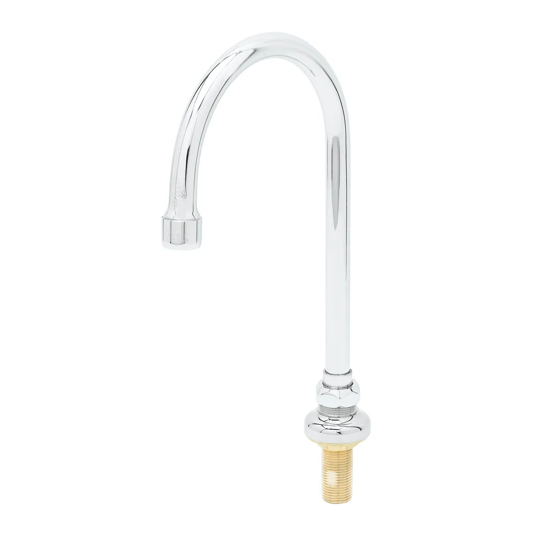 T&S Brass B-0546-133XLF15 Nozzle, Swivel, Deck Mount, 10-5/8" H, 5-3/4" Spread