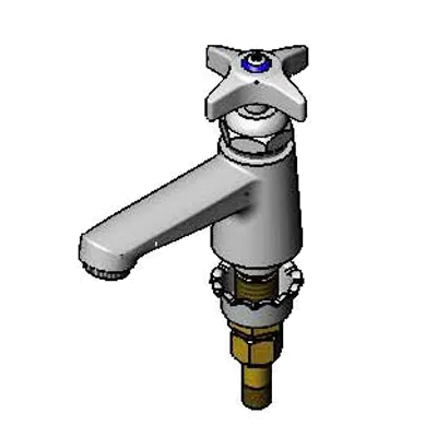 T&S Brass B-0710-LT-CR Service Sink/Sill Faucet, Single Hole Deck Mount