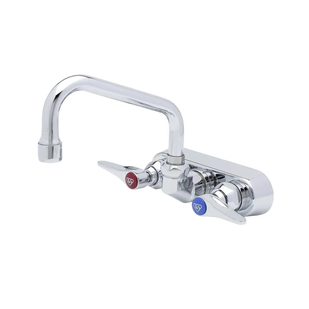 T&S Brass B-1115 Faucet, 6" Swing Nozzle, Splash Mounted