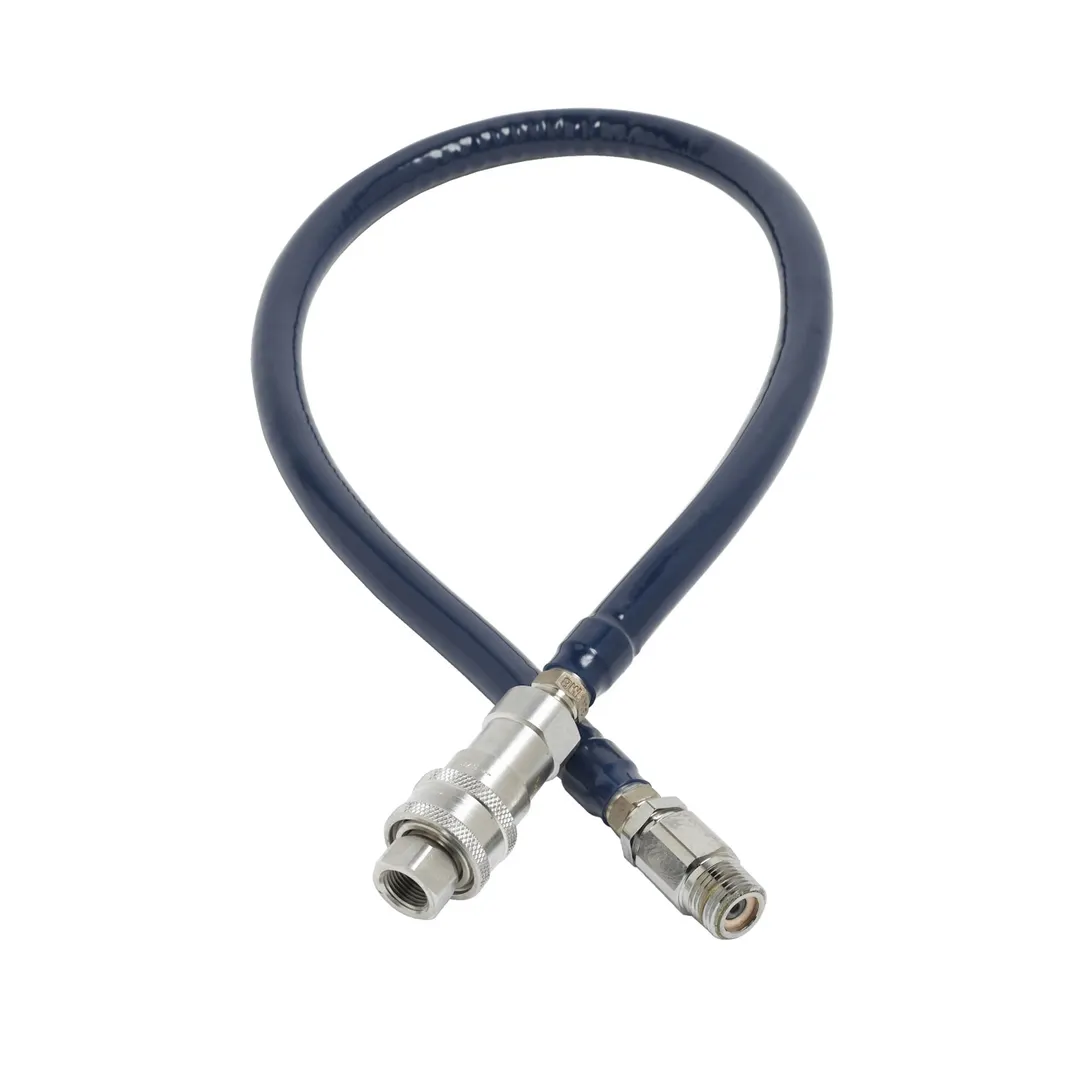 T&S Brass HW-4B-36 Safe-T-Link Water Connector Hose, 3/8" Dia., 36" Long