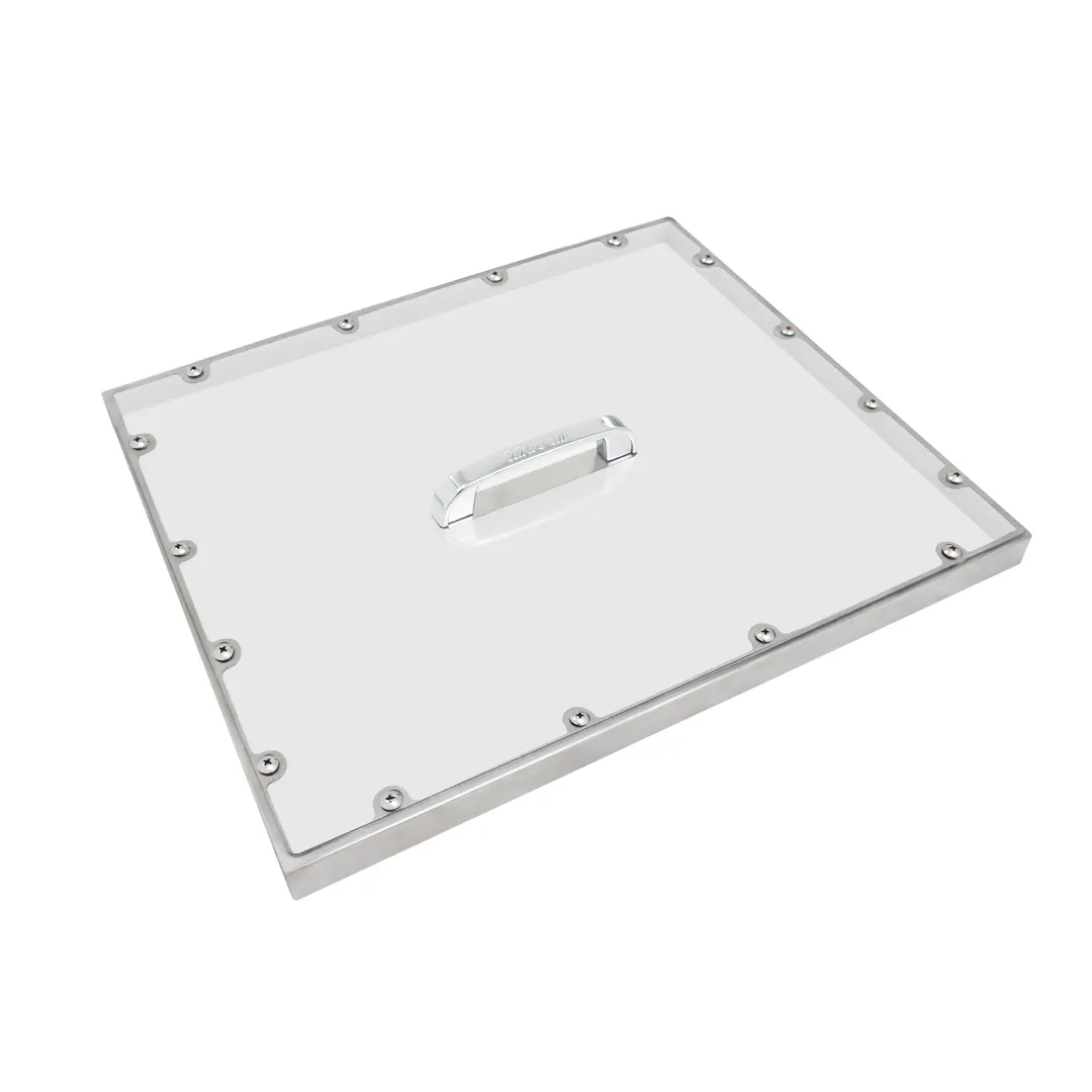 Turbo Air PC-36J Clear Pan Cover, 27-3/8" x 22-1/2" x 1-1/4", Lid for JBT-36 Commercial Prep Table