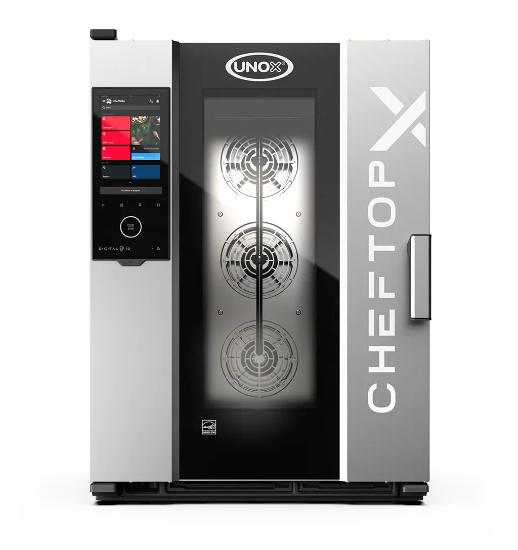 UNOX XADA-1011-GXRS Half Size 10-Pan Gas Combi Oven w/ Digital Control, Boilerless, 85.300 BTU