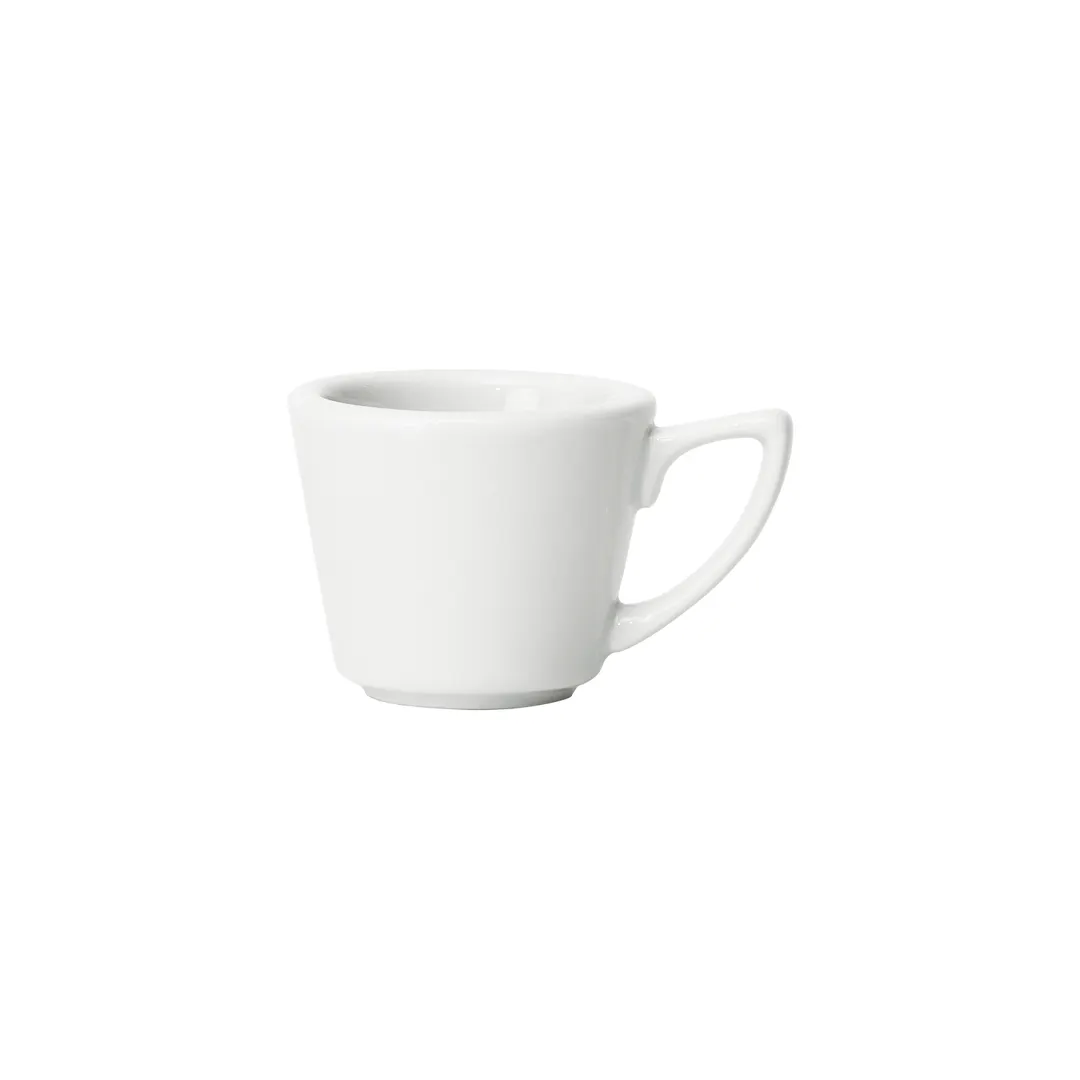 Winco BDC-2 Birkhall Demitasse Cup, 2‑oz (2‑1/4" Dia x 1‑3/4" H) Round White Porcelain - 1 Dozen