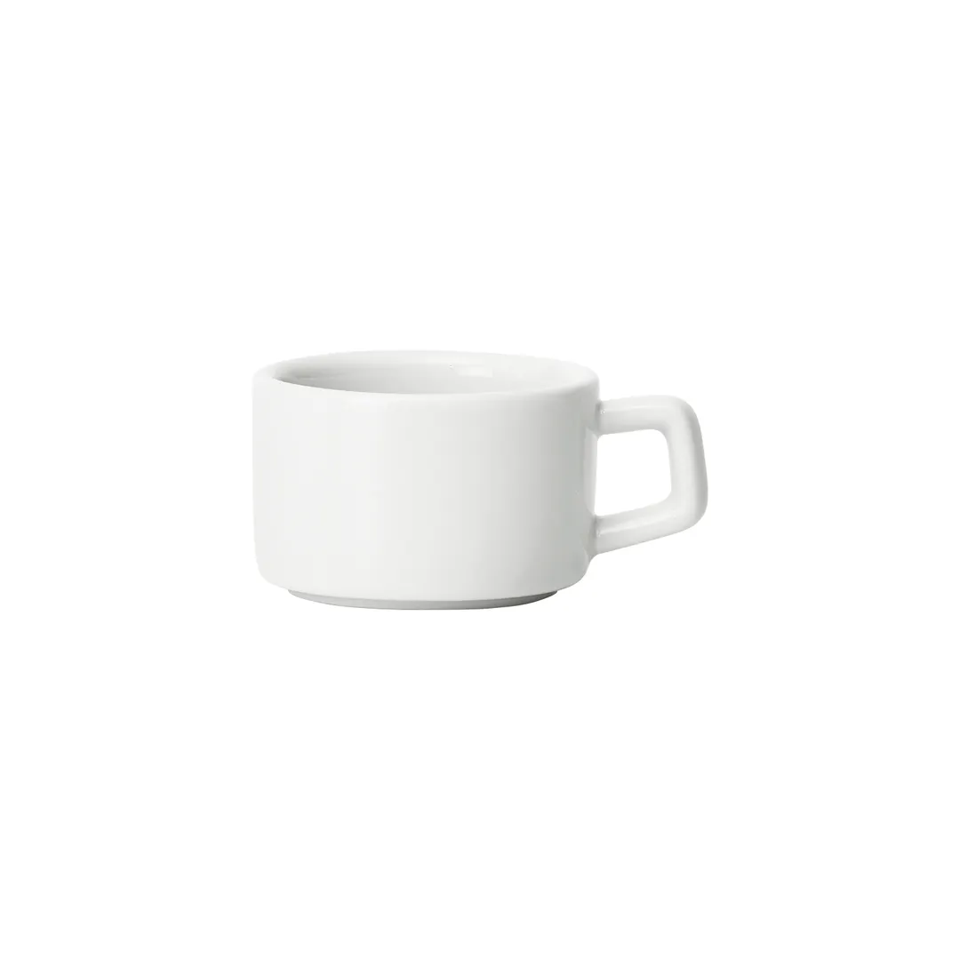 Winco BDC-25 - Birkhall Demitasse Cup, 2-1/2 oz (2-3/8" Dia x 1-1/2" H), White Porcelain - 1 Dozen