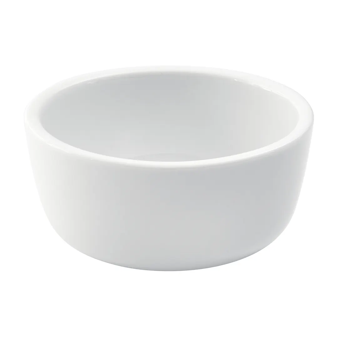 Winco BJB-1350 Jung Bowl, 13-oz White Porcelain Bowl, 4-3/4" Dia x 2-1/4" H, Birkhall Design - 1 Dozen