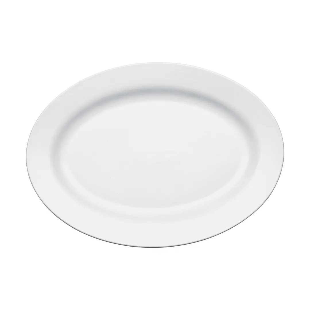 Winco BPO-18 Birkhall, Platter, 18"L X 12-1/2"W X 1-3/4"H, Oval
