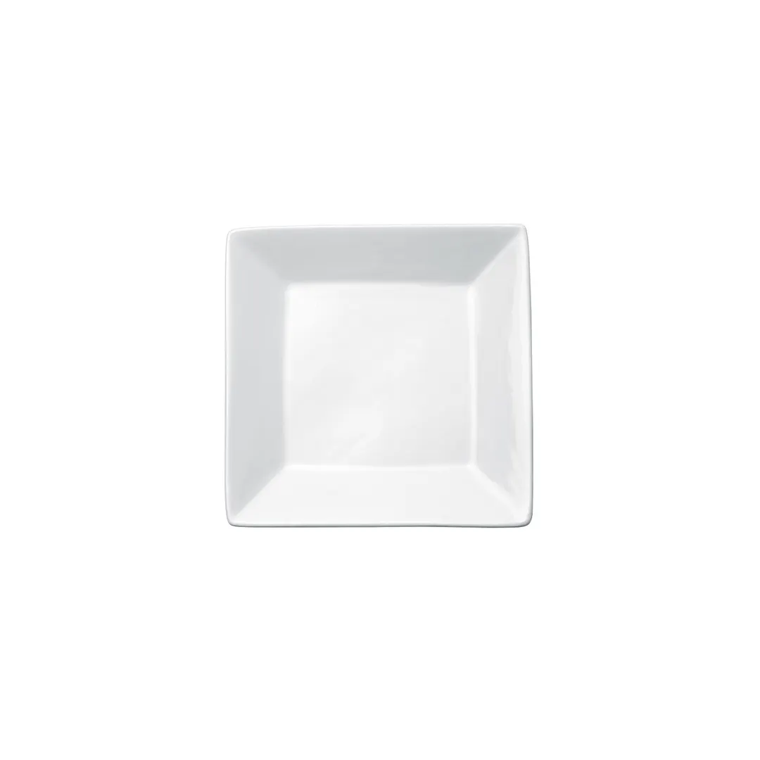 Winco RPS-5 Royalsquare Square Porcelain Plate, 5" x 5" x 0.5" White, Classic Dinnerware, 1 Dozen
