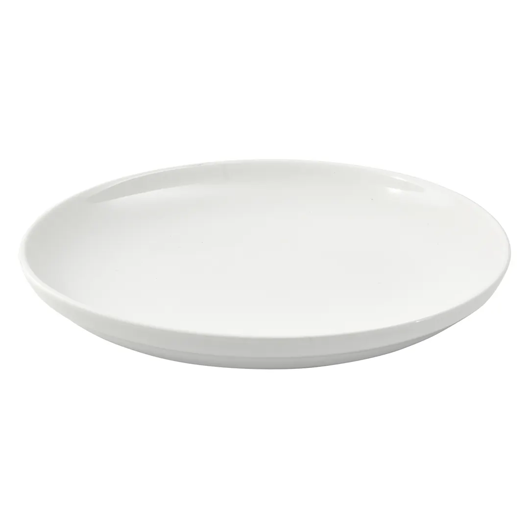 Winco SSB-62 Specialty Salad Bowl, 12" Diameter, 62 oz Capacity, Round White Porcelain - 1 Dozen